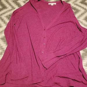 Bright Plum Cardigan